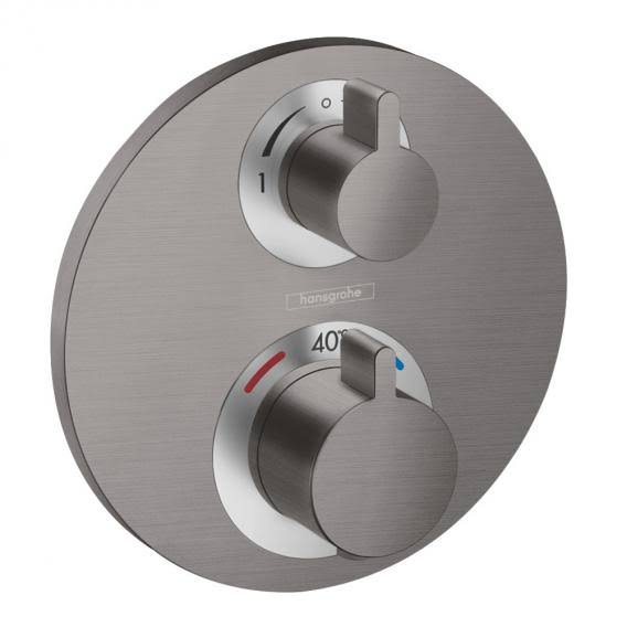 Brushed Black Chrome Concealed Thermostat G4668