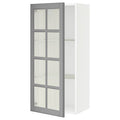 White Glass Door Wall Cabinet K558