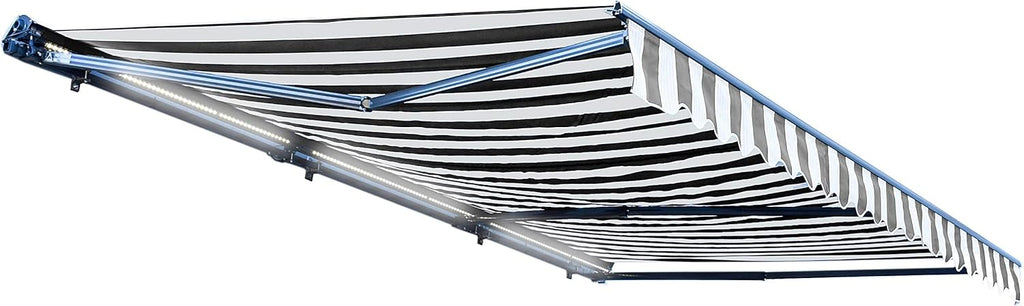 Green Motorized Retractable Patio Awning 16 x 10 Feet B61785