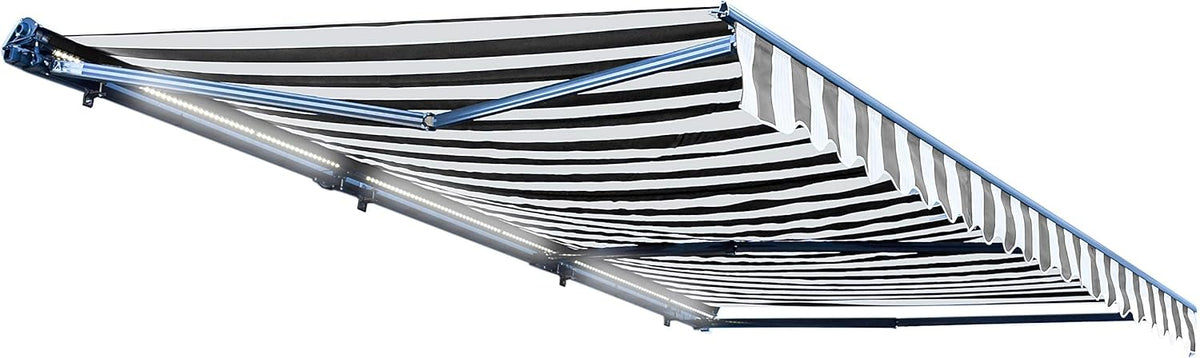 Green Motorized Retractable Patio Awning 16 x 10 Feet B61785