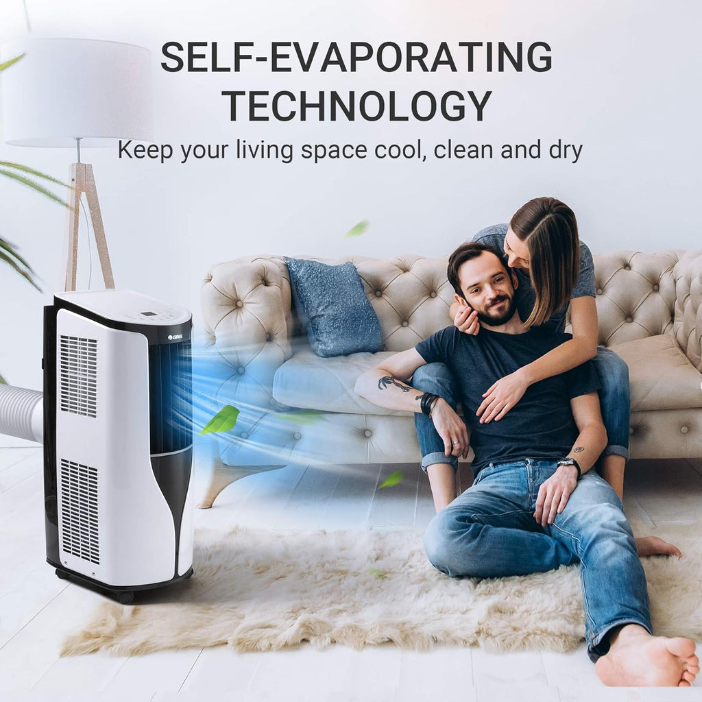 Portable Air Conditioner 10,000 BTU with Remote Control, 3 in 1 Cooling, Dehumidification, Fan Z292726