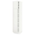 White 18x24x80 High Cabinet with shelves and 2 Doors I9045