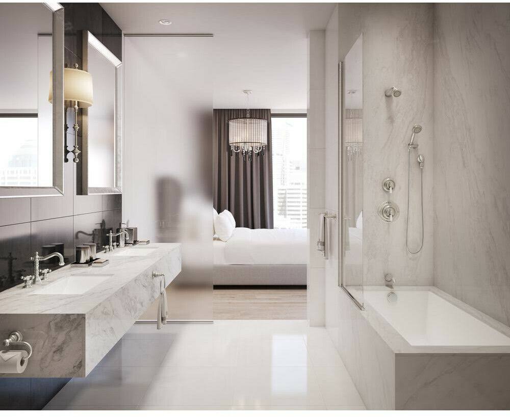 Satin Nickel Towel Bar F3446