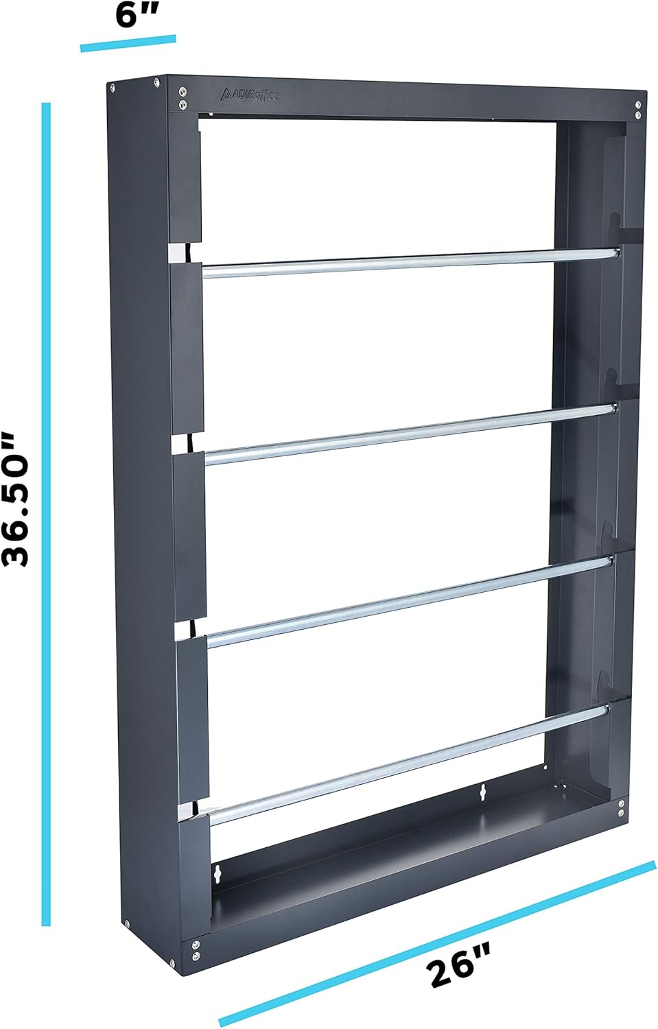 Wire Spool Rack, 4 Rods, Grey E774