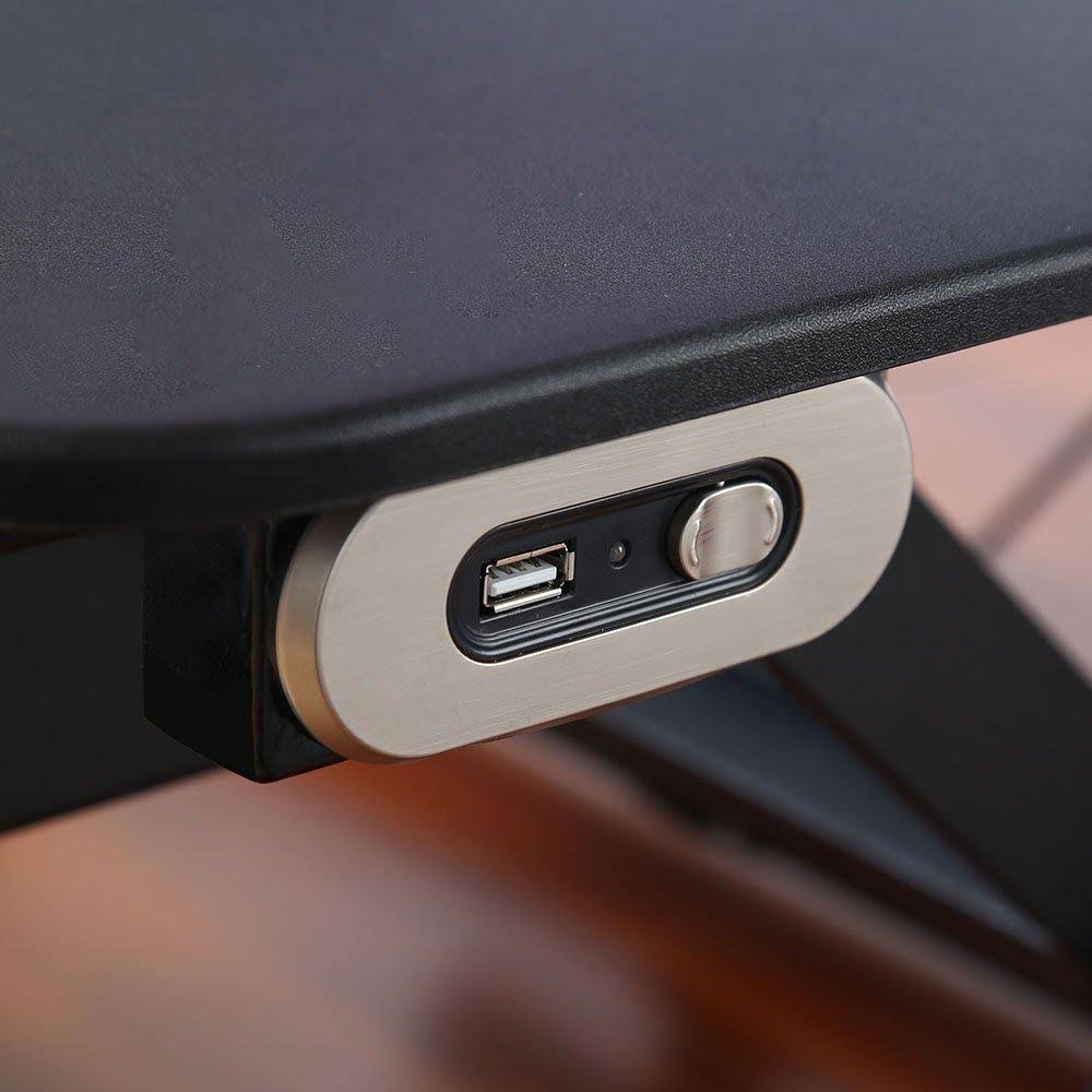 2-Tier Electric Desk Converter with 36x24x22 Upper Work Surface J757