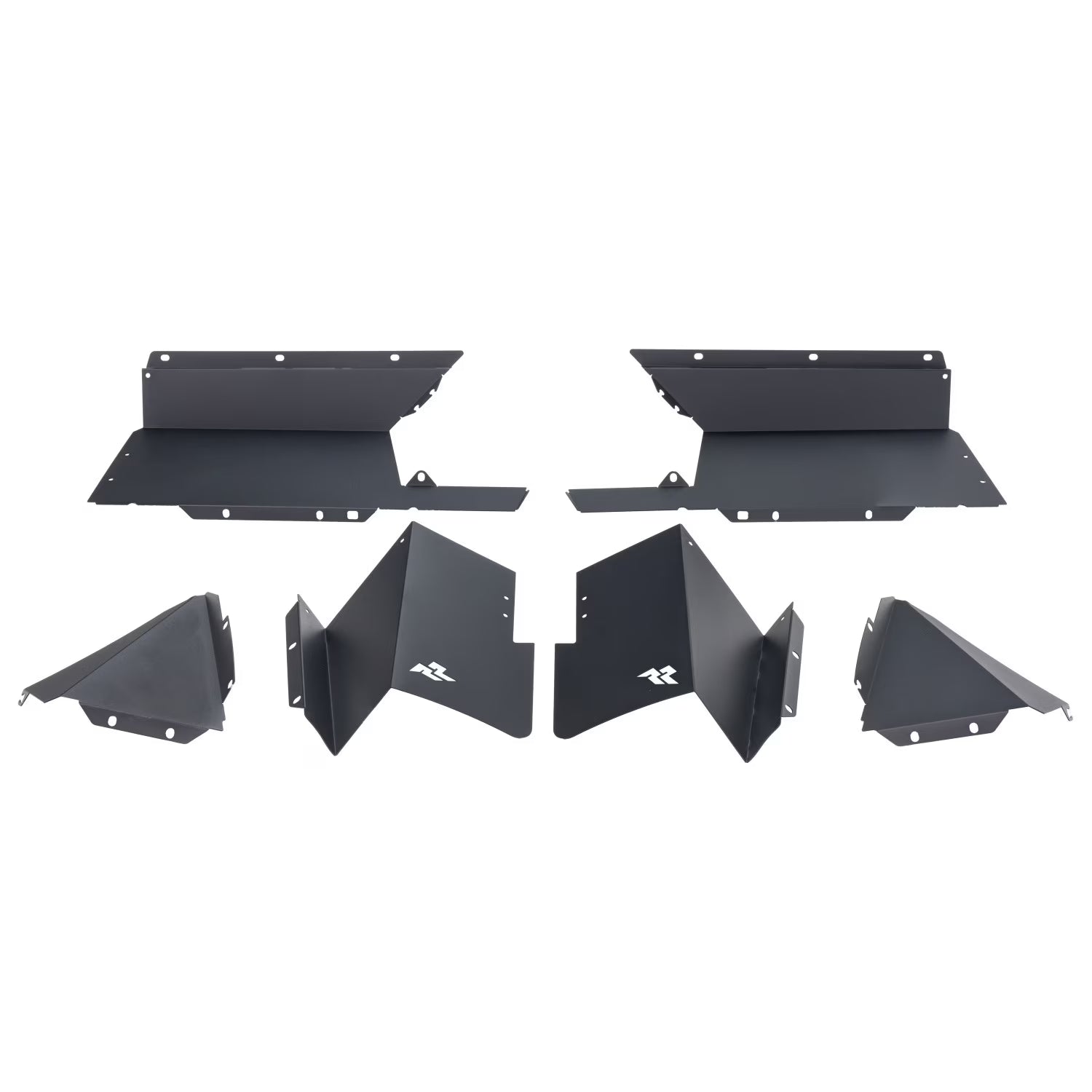 Aluminum Black Rear Inner Fender Liners for Jeep Gladiator JT B63934