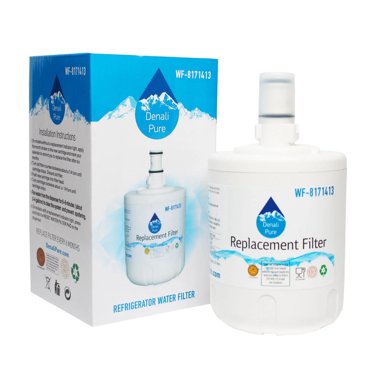 2-Pack Replacement Refrigerator Water Filter Cartridge K632