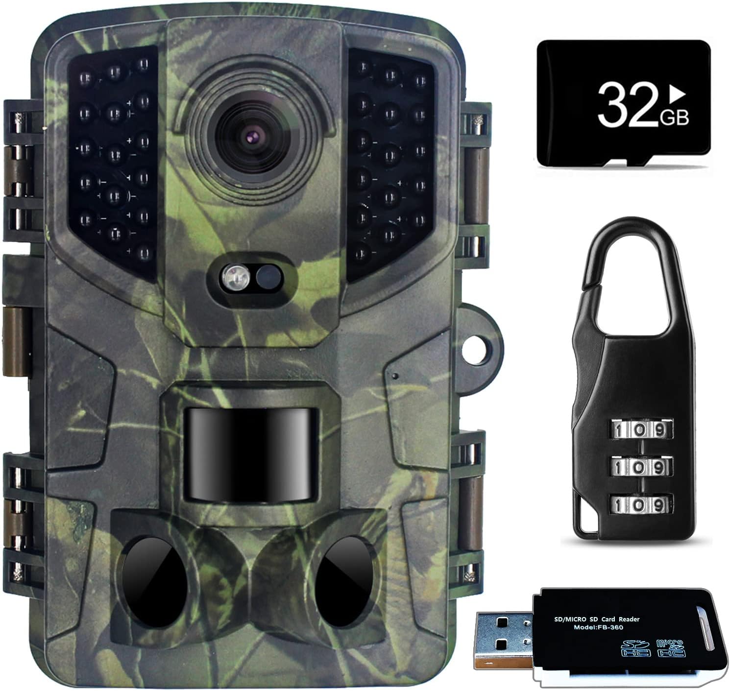 20MP Waterproof Game Camera with Night Vision, Pack of 2 K7782