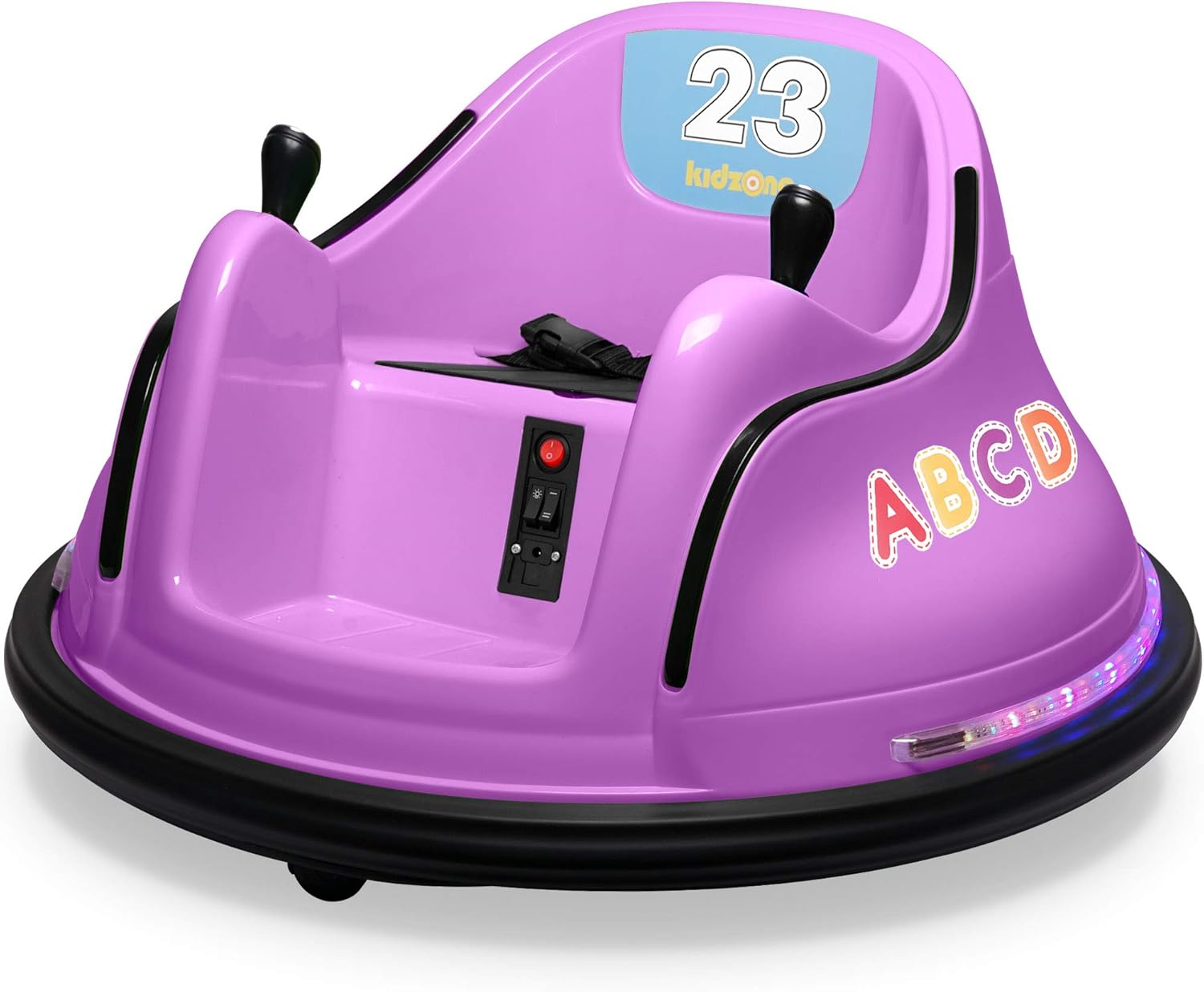 Pink 12V Electric Ride On Bumper Car with Remote Control M9391