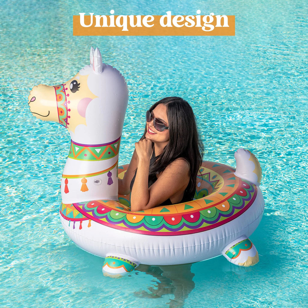 Inflatable Llama Pool Float 43.5” Y228939