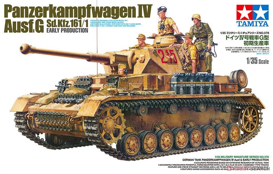 1/35 German Tank Panzer IV Ausf.G Plastic Model Kit I729