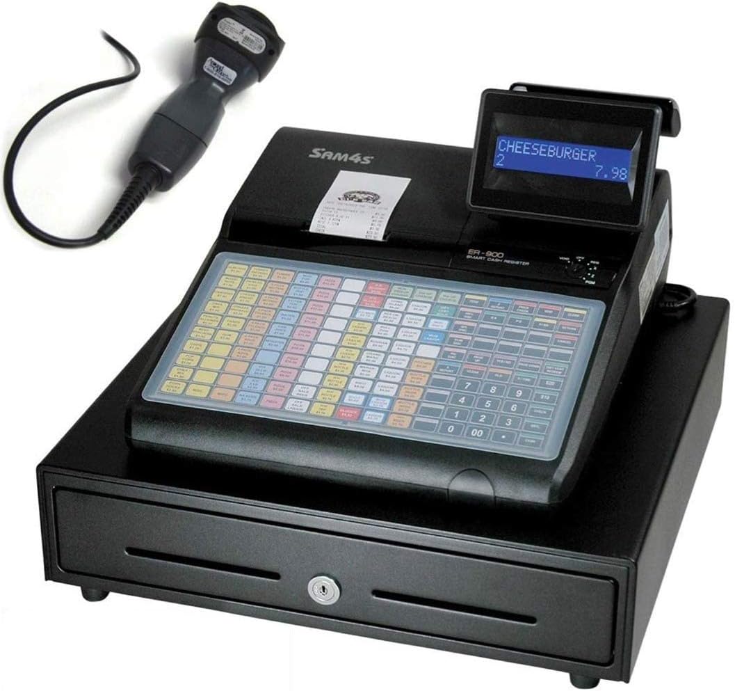 Cash Register with Barcode Scanner U79281