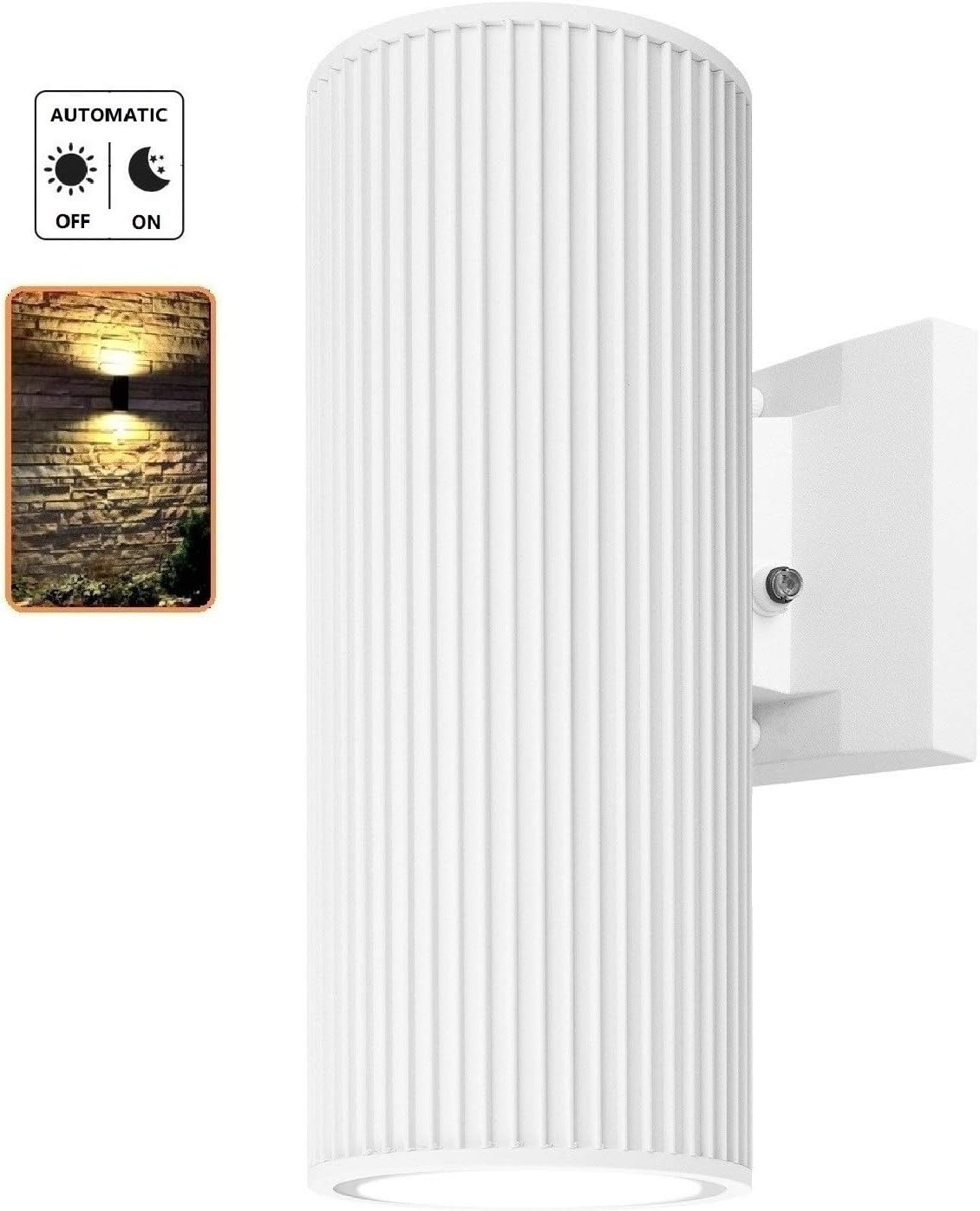 White Die-Casting Aluminum Waterproof Outdoor Wall Light L5918