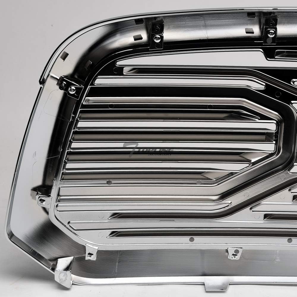 Chrome ABS Front Hood Bumper Grill Grille For Dodge Ram 1500 13-18 / Classic 19-22 A7242