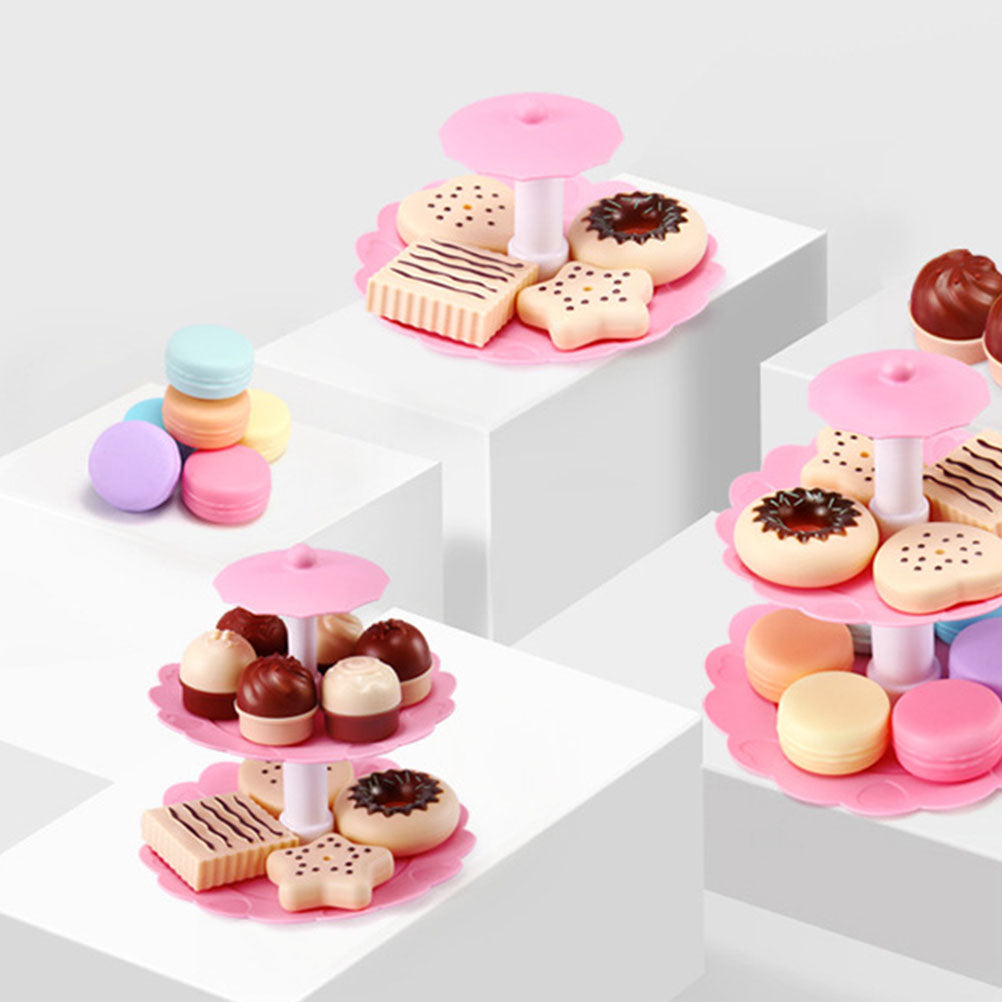 Kids Simulation Macaron Cake Toys D207069
