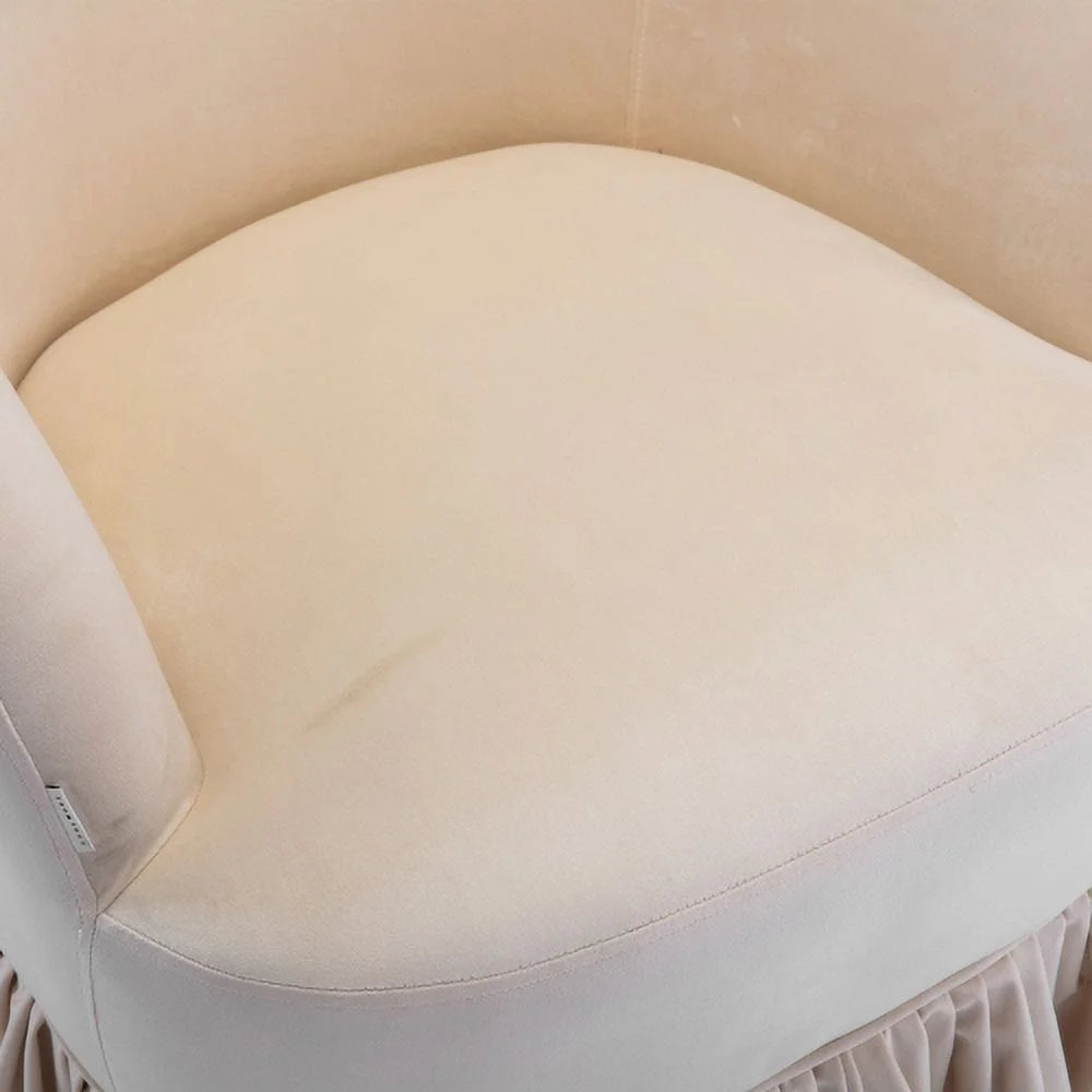 Swivel Velvet Upholstered Accent Armchair K58114