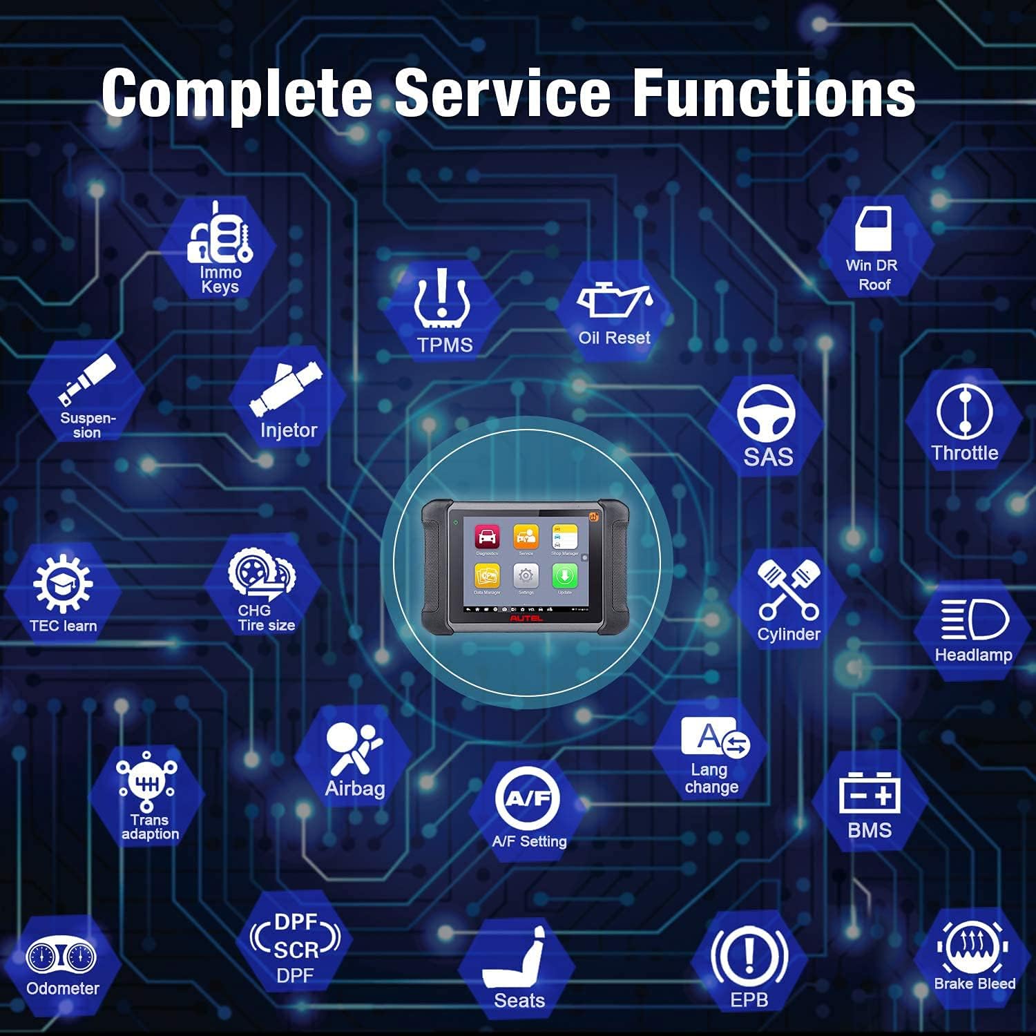 Automotive Diagnostic Scan Tool with Full TPMS Functions V8156
