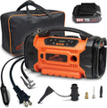 Heavy Duty Portable Tire Inflator with Pressure Gauge C12636