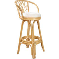 Swivel Rattan Counterstool in Natural Finish I2921