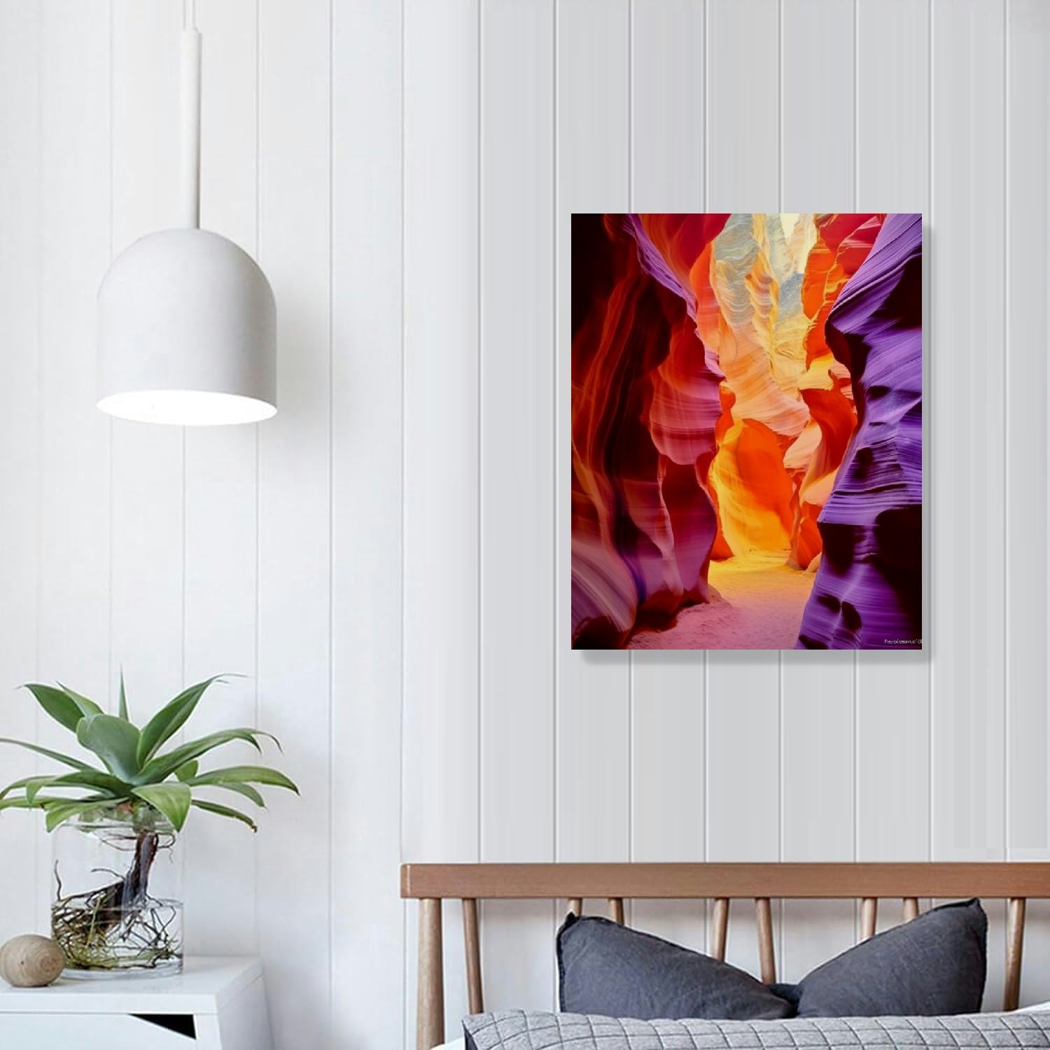 Upper Antelope Slot Canyon Scenic Canvas Wall Art Prints Y752641