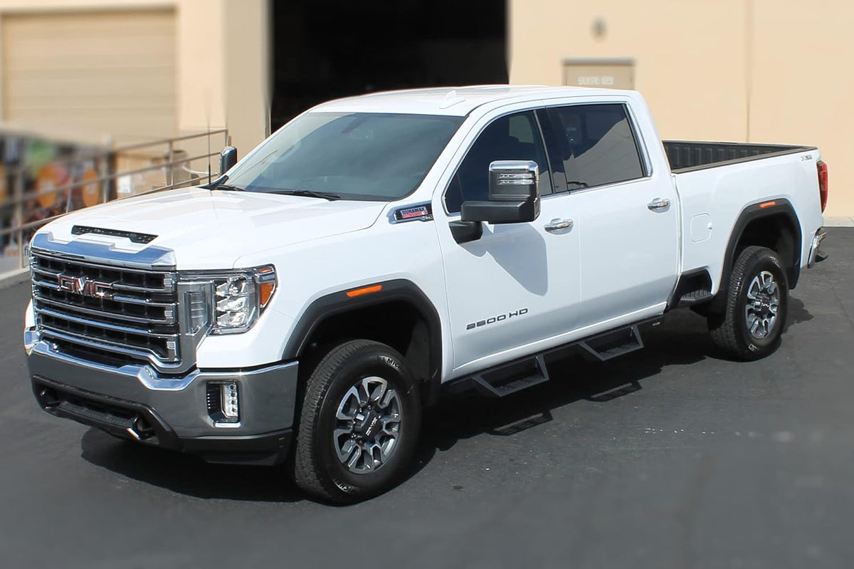 Black Drop Side Steps Running Boards for Tacoma Double Cab Z643