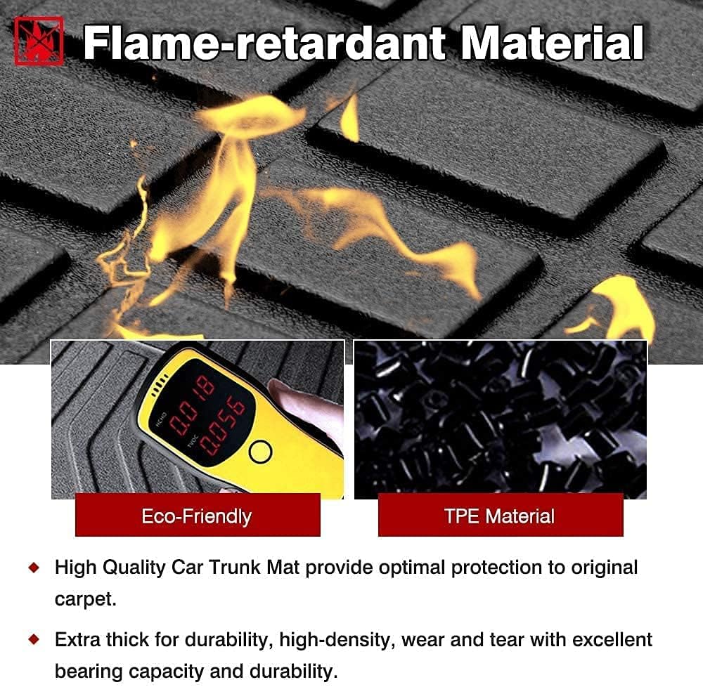 Black Pack of 2 Cargo Mat Liner Trunk Liner P567