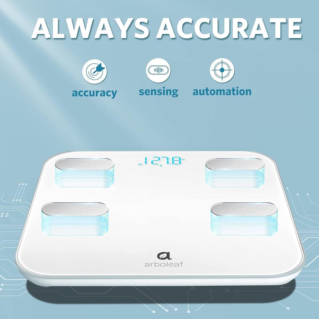 Smart Scale with Wi-Fi Bluetooth, 14 Body Metrics T6656