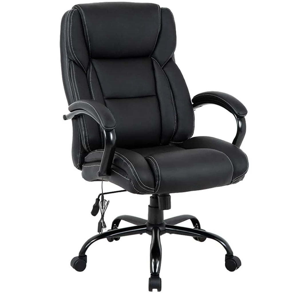 Black High Back PU Leather Executive Office Chair E740432