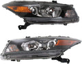 Headlight Assembly for Honda Accord 2011 2012 Pair Coupe E830164