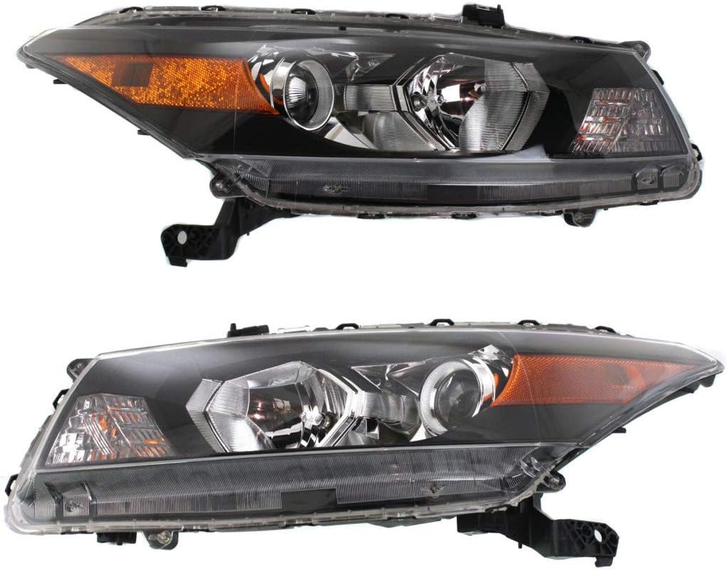 Headlight Assembly for Honda Accord 2011 2012 Pair Coupe E830164