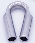12mm 316 Stainless Steel Wire Rope Thimble, 50-Pack F5031