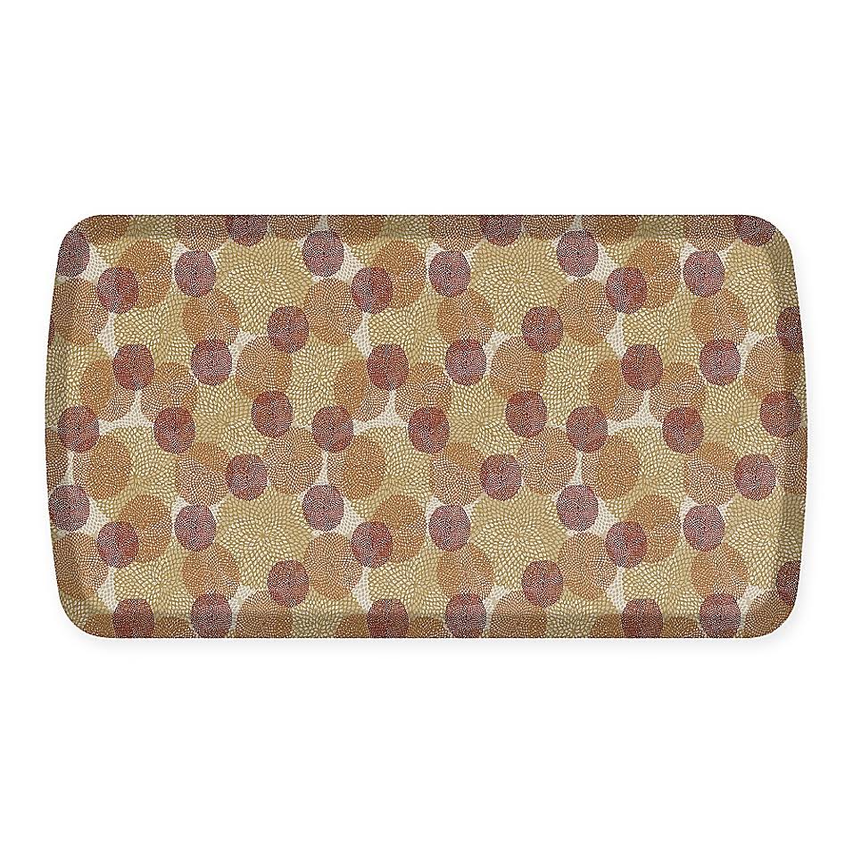 Blossom Crimson/Gold Anti-Fatigue Kitchen Floor O8279
