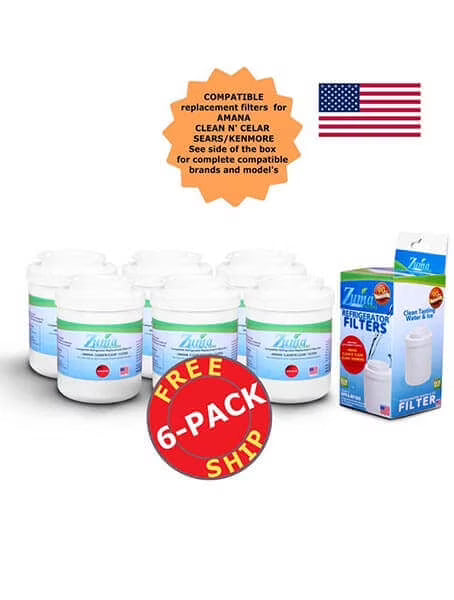 6 Pack Water and Ice Filter N304