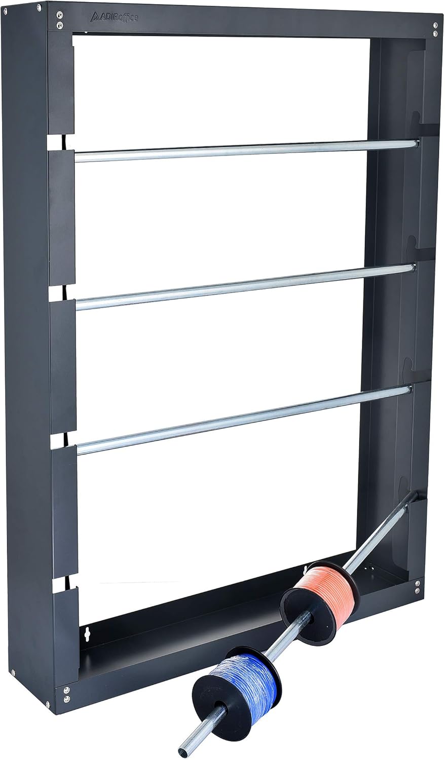 Wire Spool Rack, 4 Rods, Grey E774