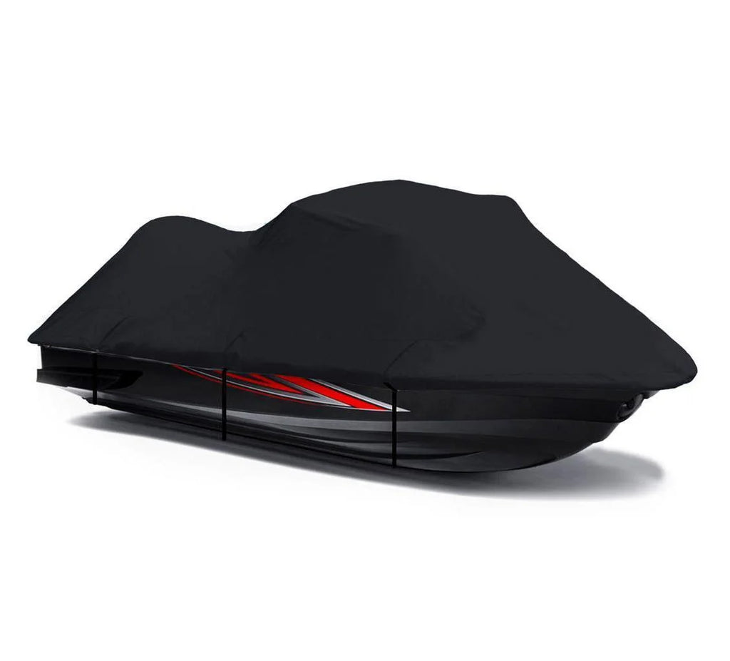 Black 600 Denier Jet Ski PWC Cover 2 Seater T37476