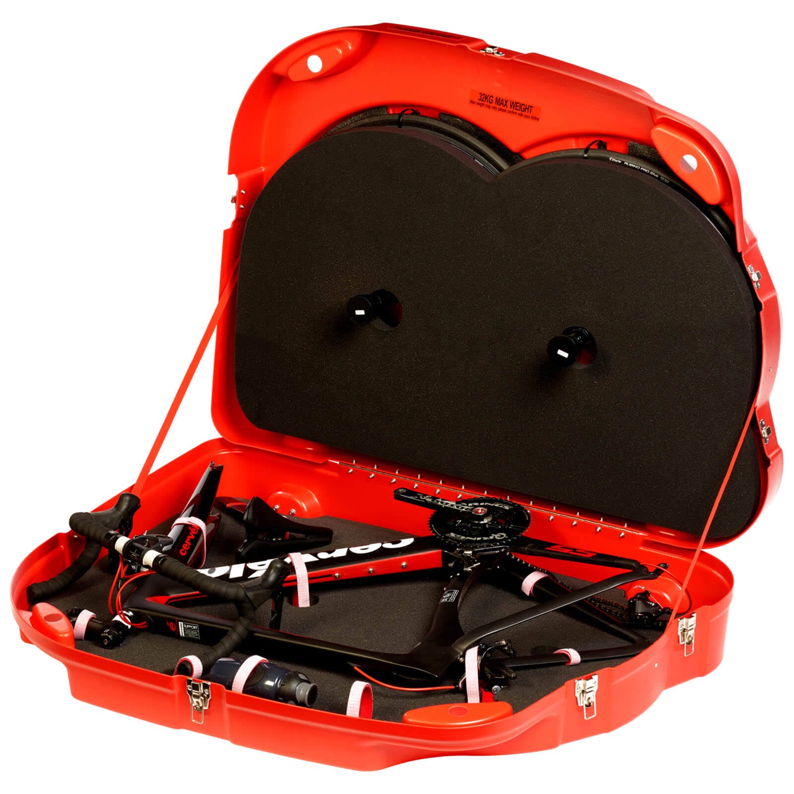 Red Hard Bike Travel Case Z338