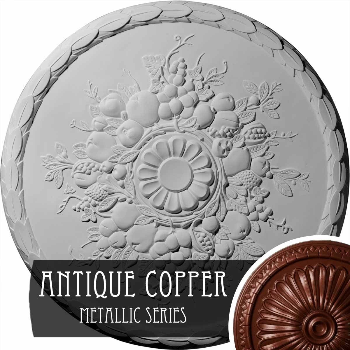 22 1/2x22OD x 1 1/4x22P Ceiling Medallion B47917