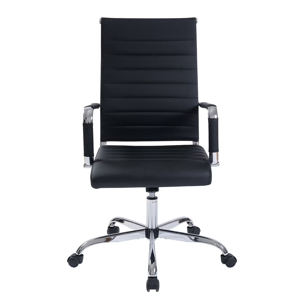 Black Ergonomic PU Leather Executive Office Chair M8401