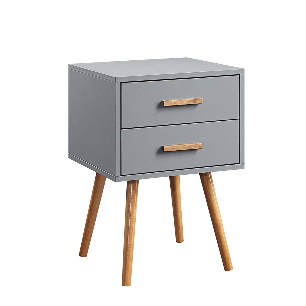 Blue 2-Drawer End Table M800021