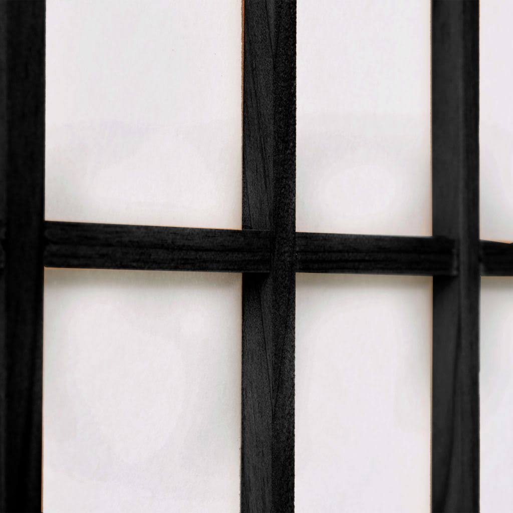 White Folding 5-Panel Room Divider A2321