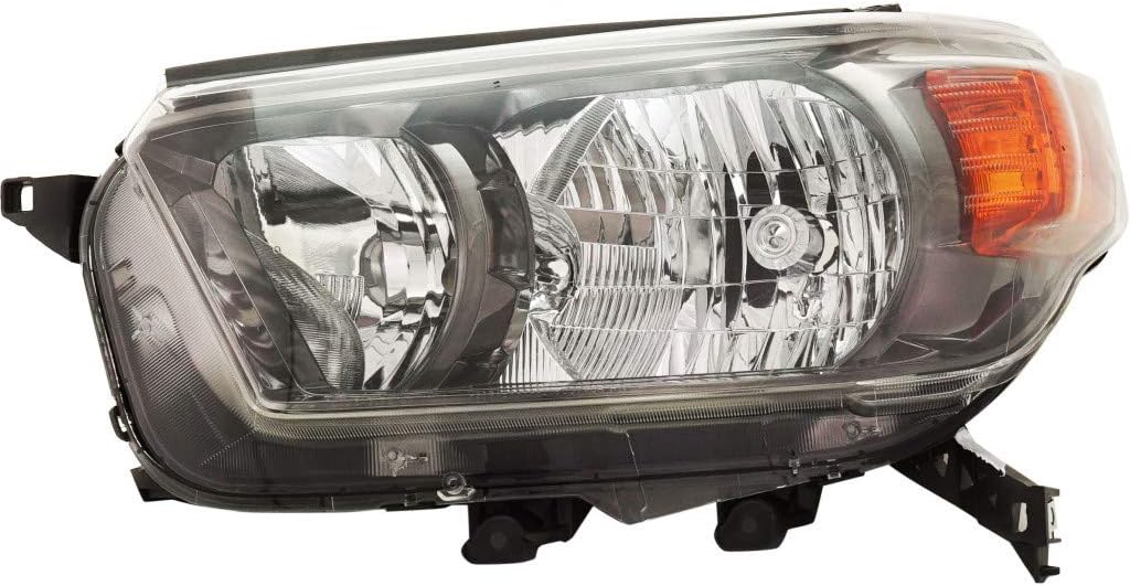 Driver and Passenger Side Headlight Assembly Lens Housing for 2010-2013 Toyota 4Runner G777577