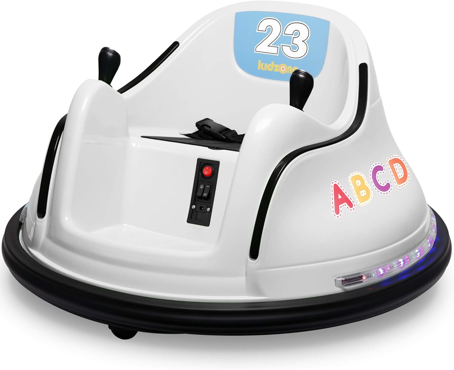 Pink 12V Electric Ride On Bumper Car with Remote Control M9391
