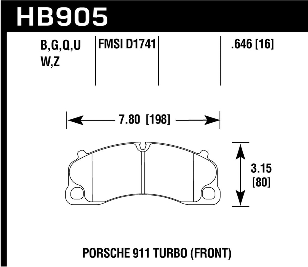 HP Plus Street Brake Pads R534787