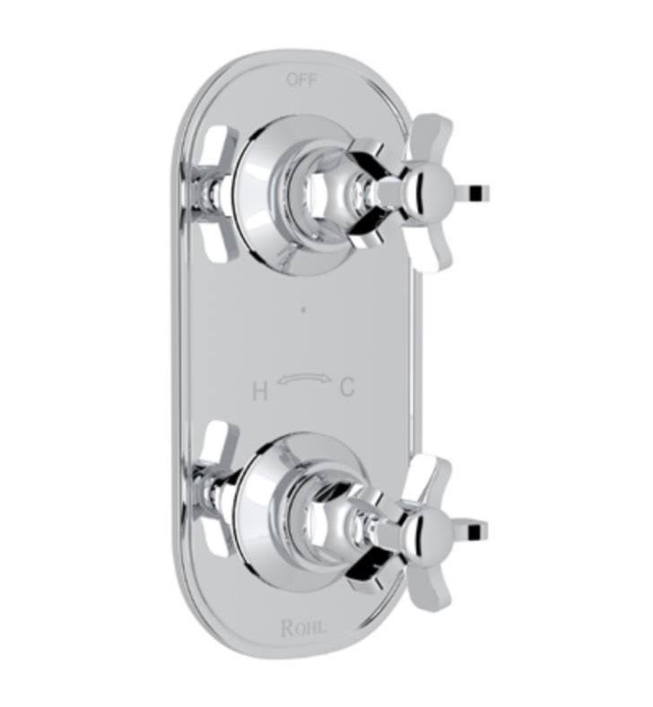 Tuscan Brass Thermostatic Trim with Diverter B48034