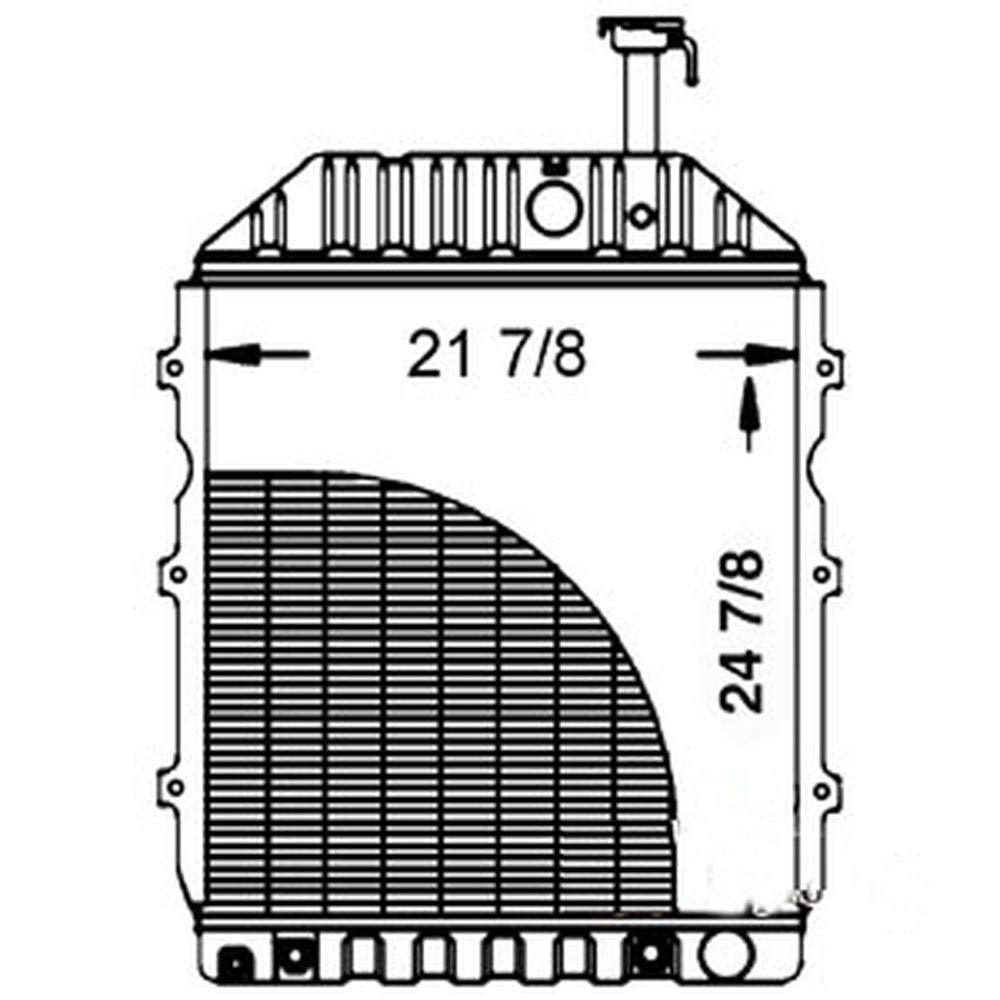 Tractor Radiator A1249