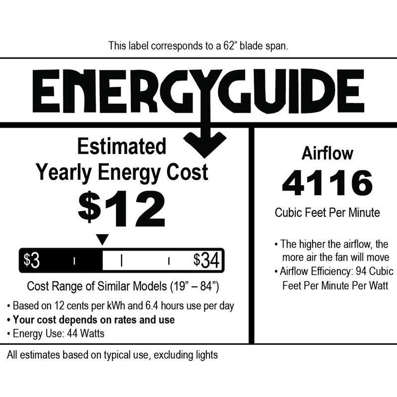 Torsion 62x22 Ceiling Fan N9562