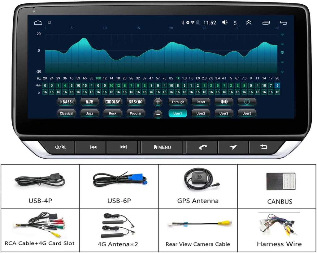 10.25inch Touch Screen Android Stereo with Wireless Carplay V9088