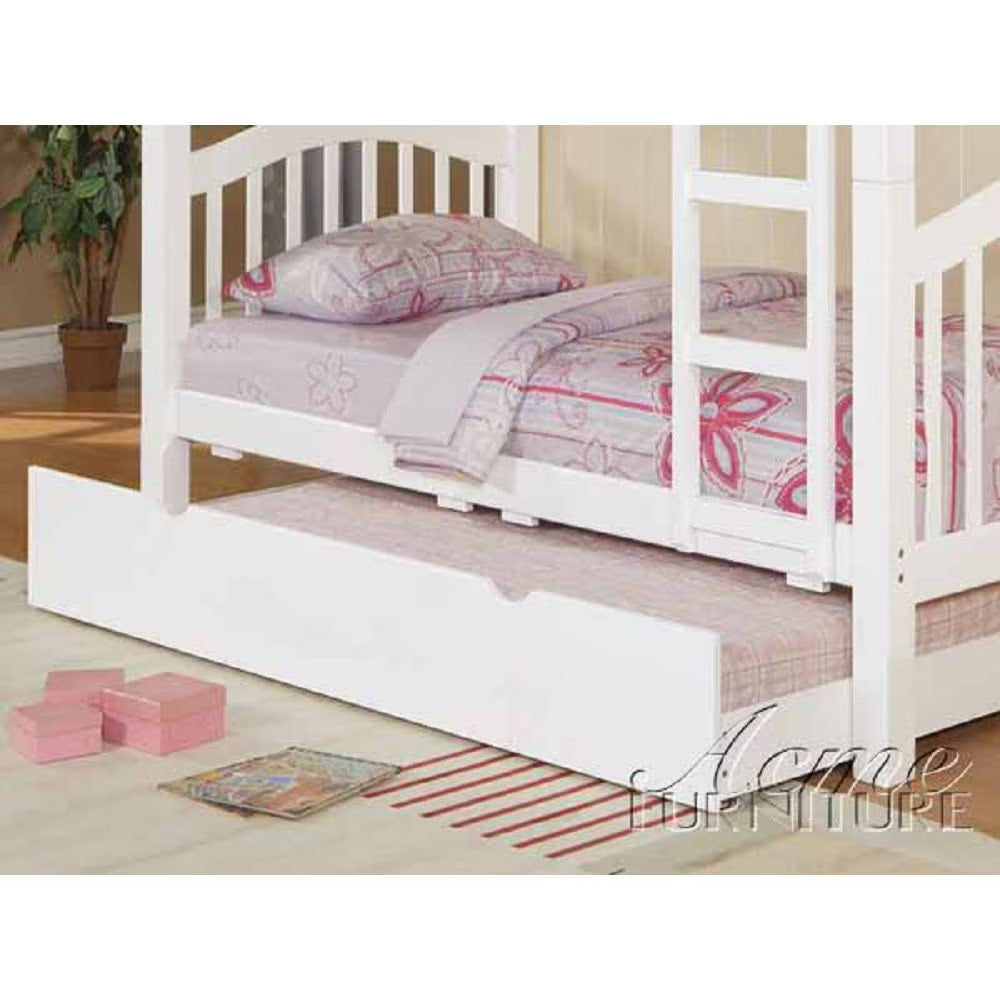 Twin Trundle Bed in White S606084