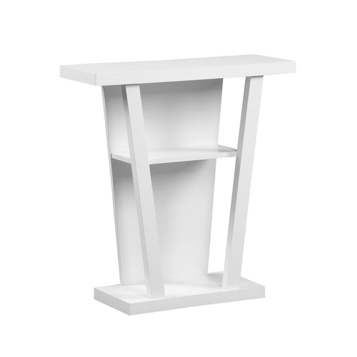 Cappuccino Finish Hollow Core Accent Table J7662