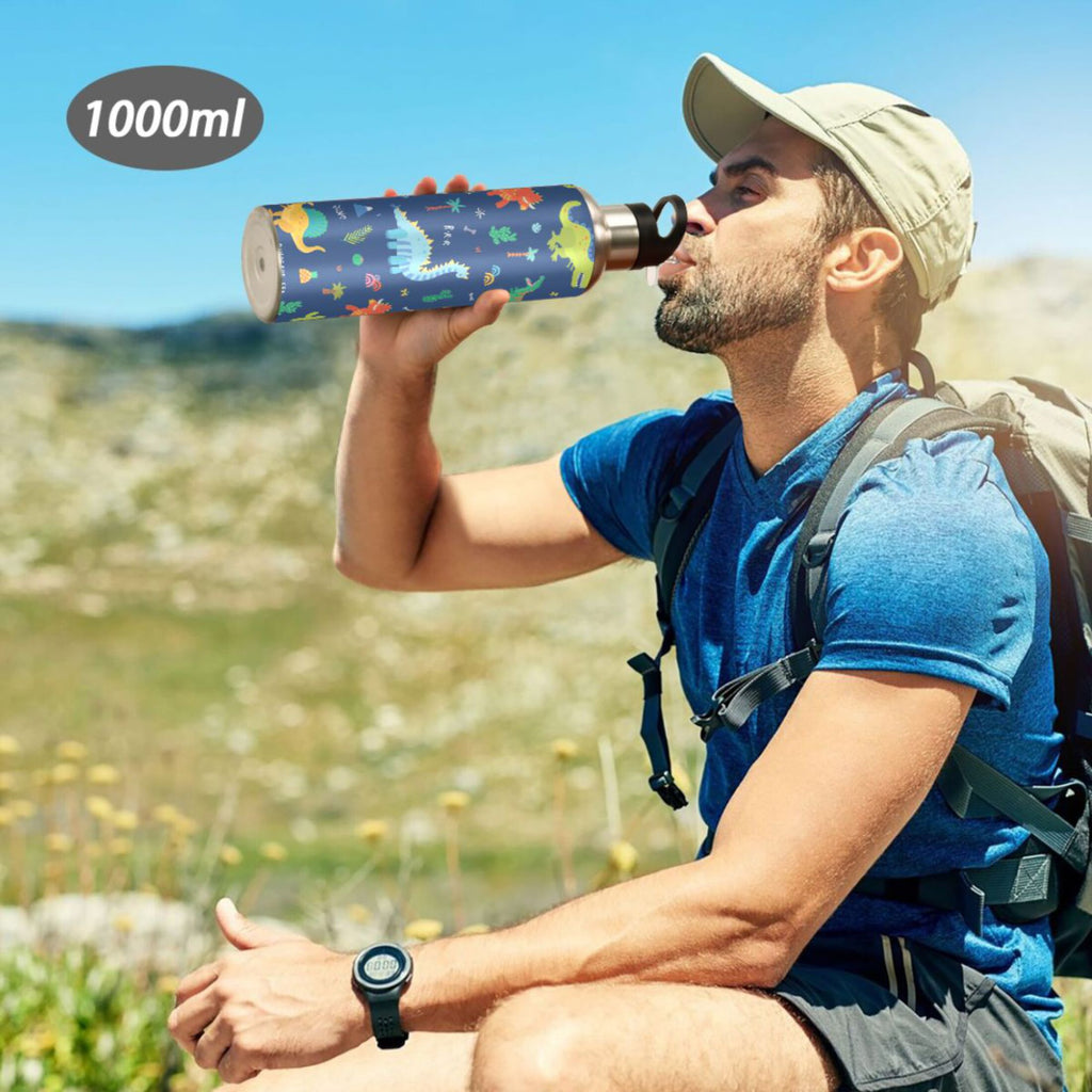 Stainless Steel Insulated Water Bottle with Straw Lid X134